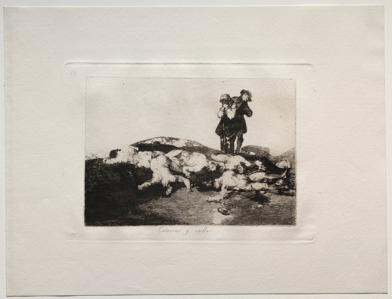 Horrory wojny: pochowaj je i zachowaj spokój. autorstwa Francisco de Goya