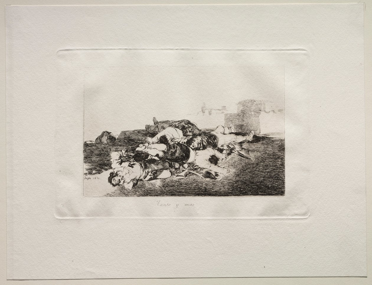 Okropności wojny: jeszcze gorzej, 1810. autorstwa Francisco de Goya