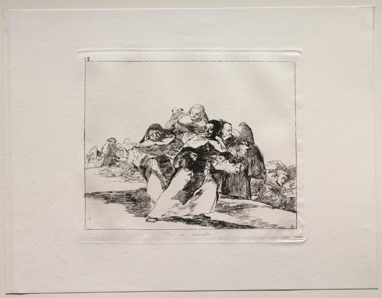 Horrors of War: Wszystko jest pokręcone. autorstwa Francisco de Goya