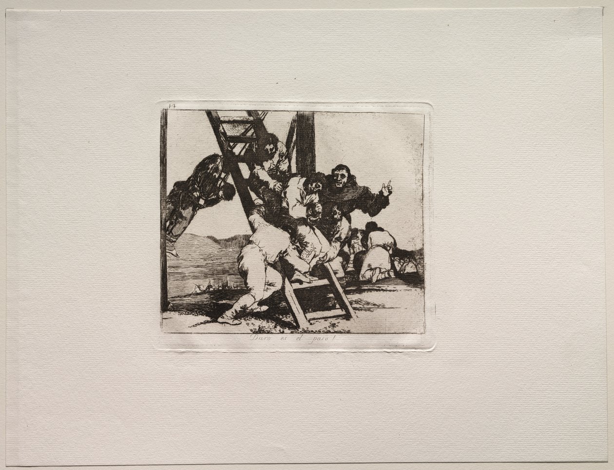 Horrory wojny: to trudny krok! autorstwa Francisco de Goya