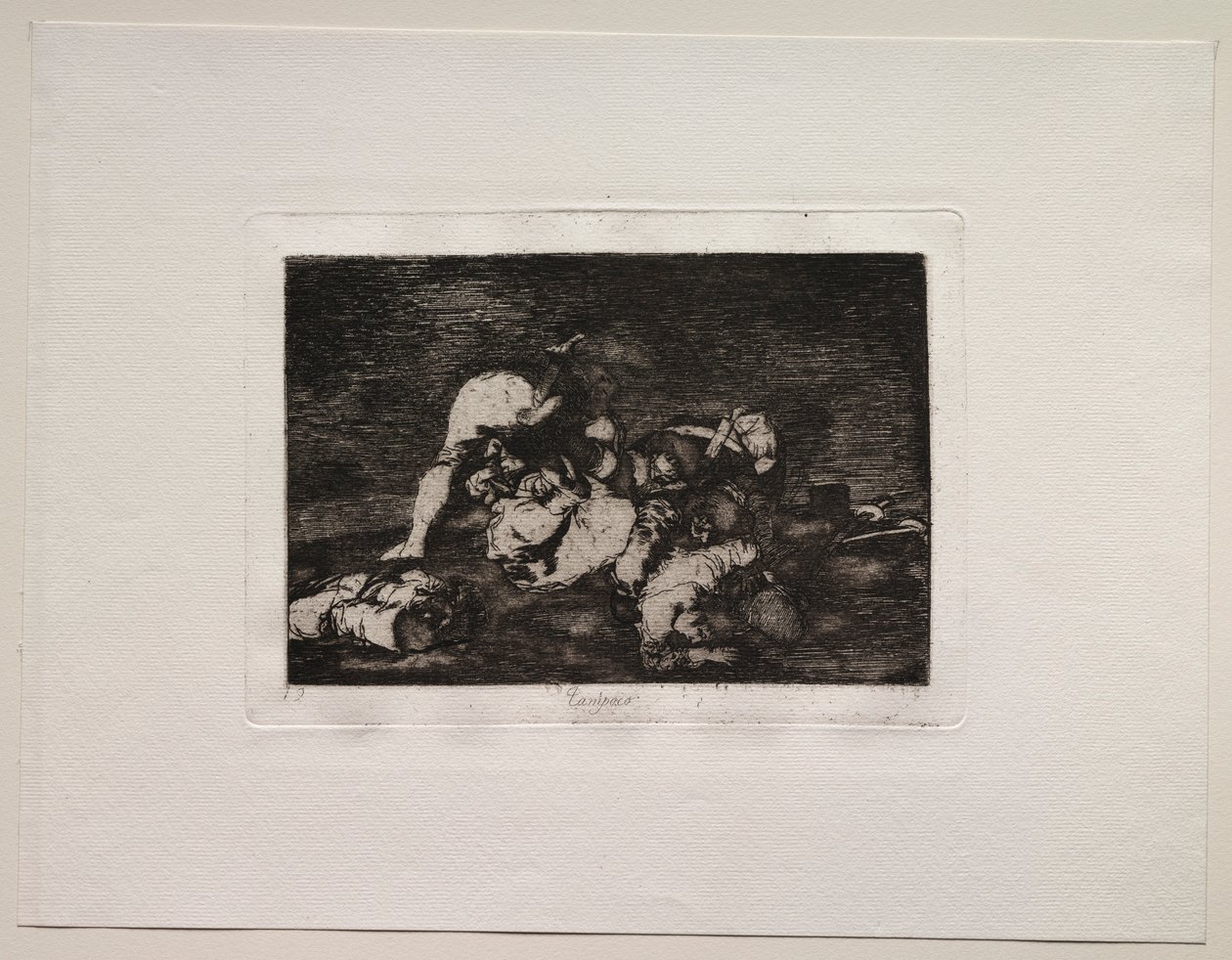 Okropności wojny: Ani też nie. autorstwa Francisco de Goya