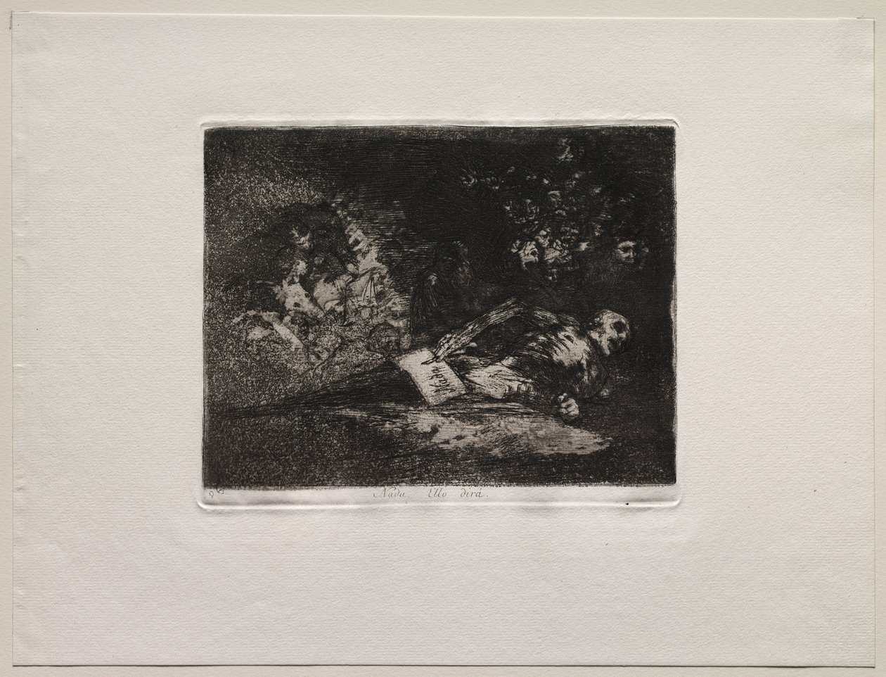 Okropności wojny: Nic. Wydarzenie powie autorstwa Francisco de Goya