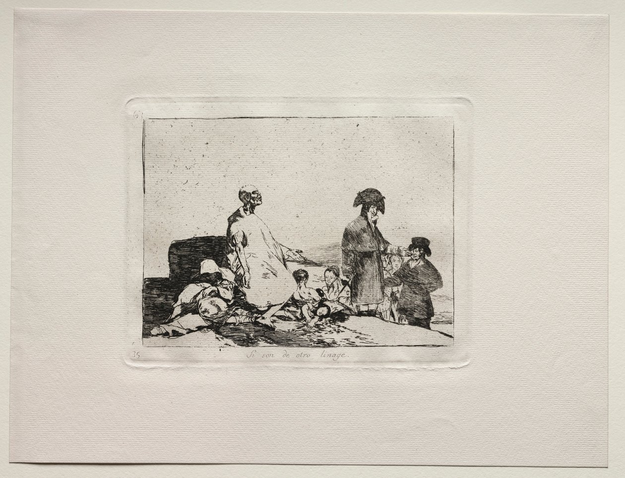 Horrory wojny: być może są innej rasy. autorstwa Francisco de Goya