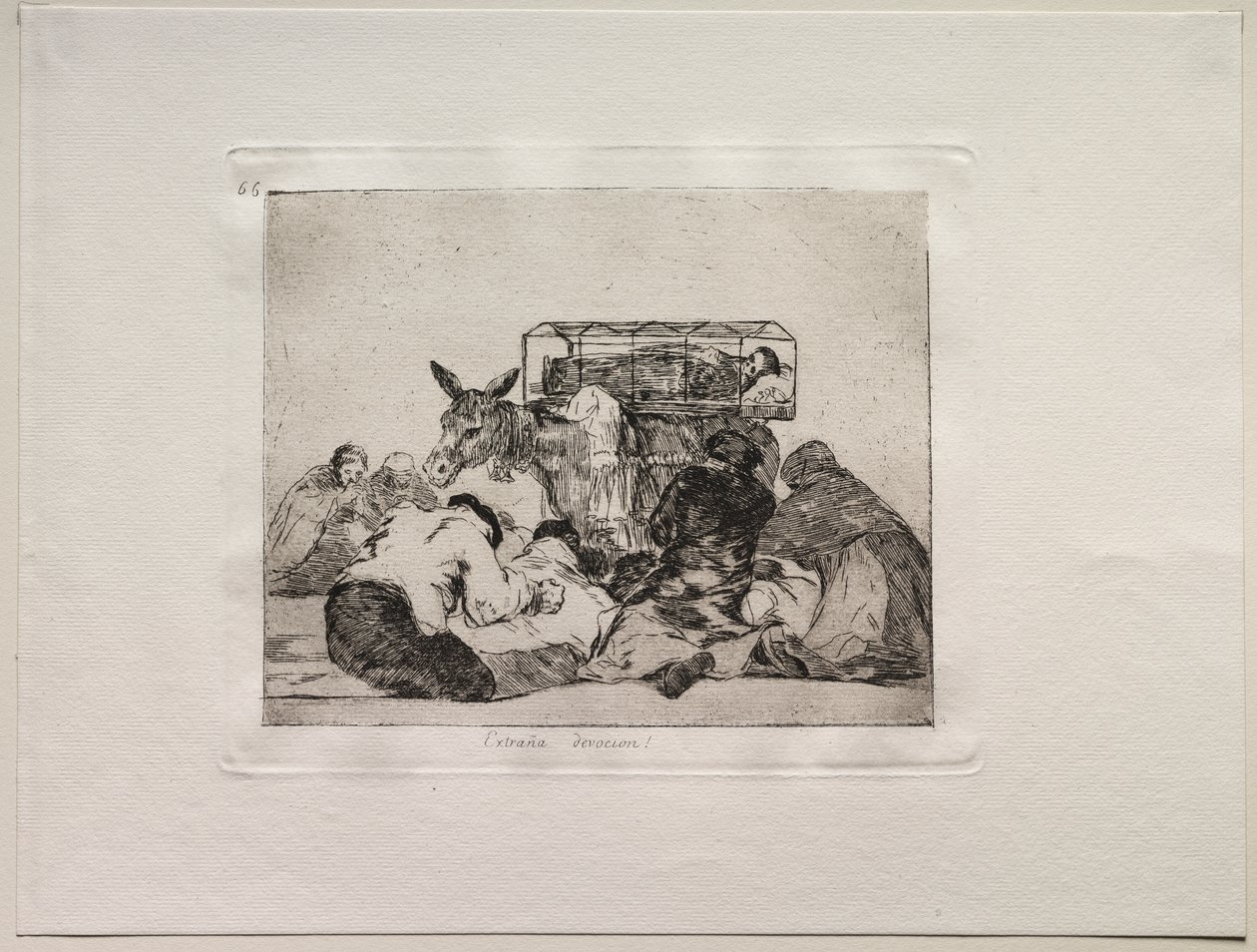 Okropności wojny: Dziwne oddanie! autorstwa Francisco de Goya