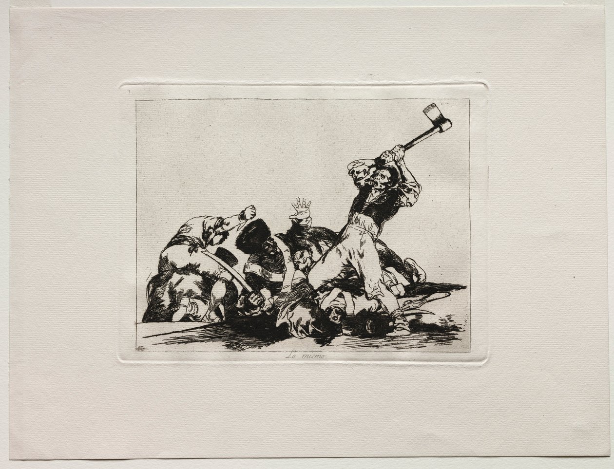 Okropności wojny: to samo. autorstwa Francisco de Goya