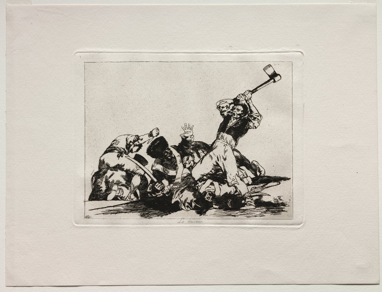 Okropności wojny: to samo autorstwa Francisco de Goya