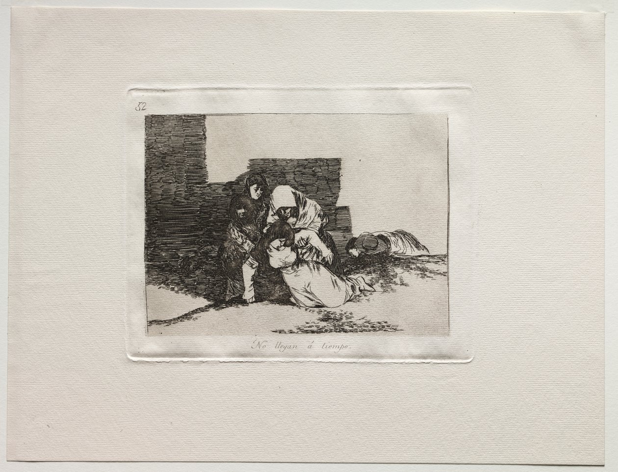 Okropności wojny: nie docierają na czas autorstwa Francisco de Goya