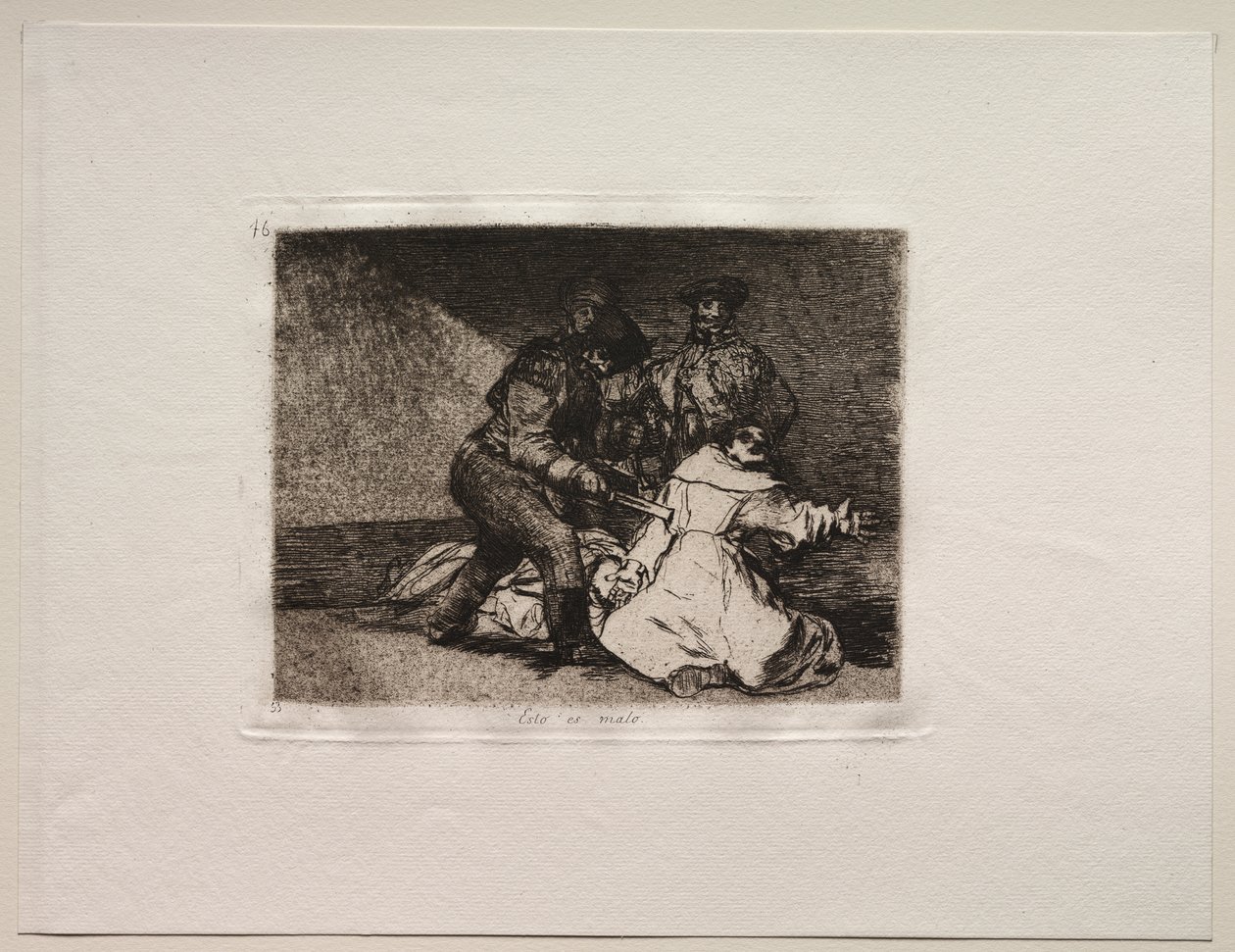 Okropności wojny: to jest złe autorstwa Francisco de Goya
