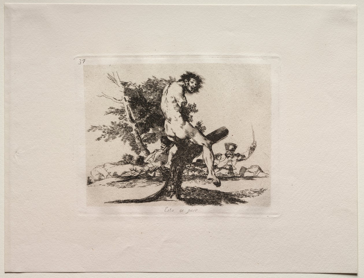 Horrory wojny: to jest gorsze. autorstwa Francisco de Goya