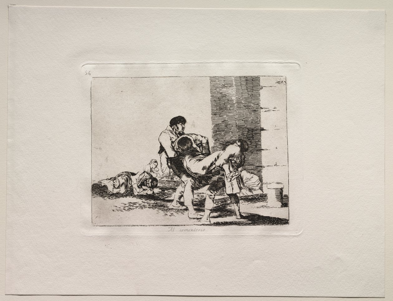 Okropności wojny: na cmentarz autorstwa Francisco de Goya