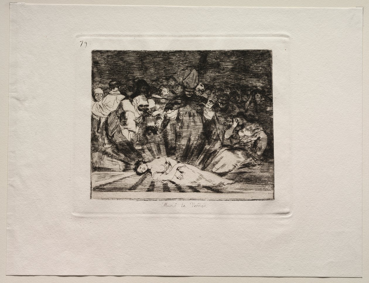 Okropności wojny: Prawda umarła autorstwa Francisco de Goya