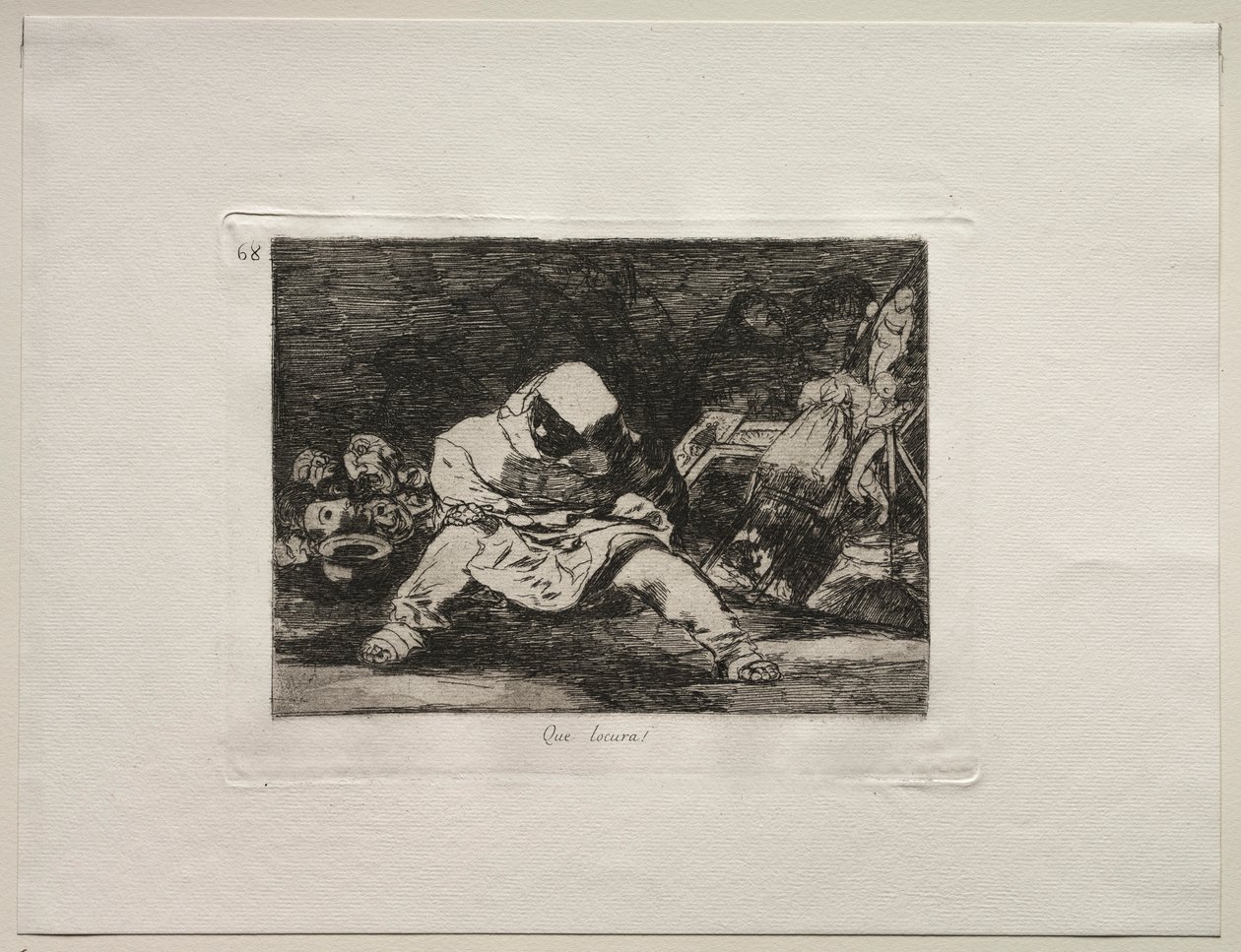 Horrory wojny: co za szaleństwo!. autorstwa Francisco de Goya