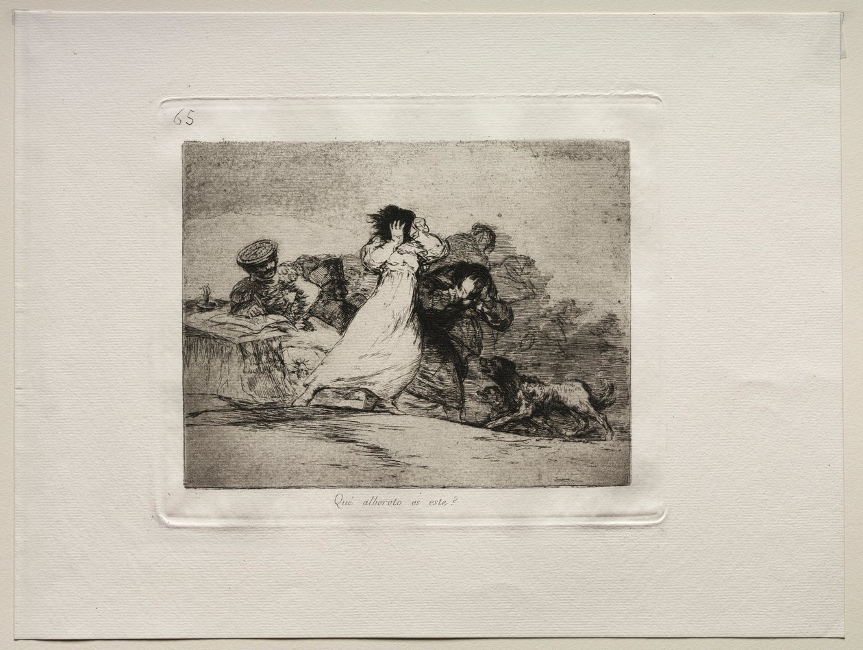 Horrors of War: Co to za zgiełk. autorstwa Francisco de Goya