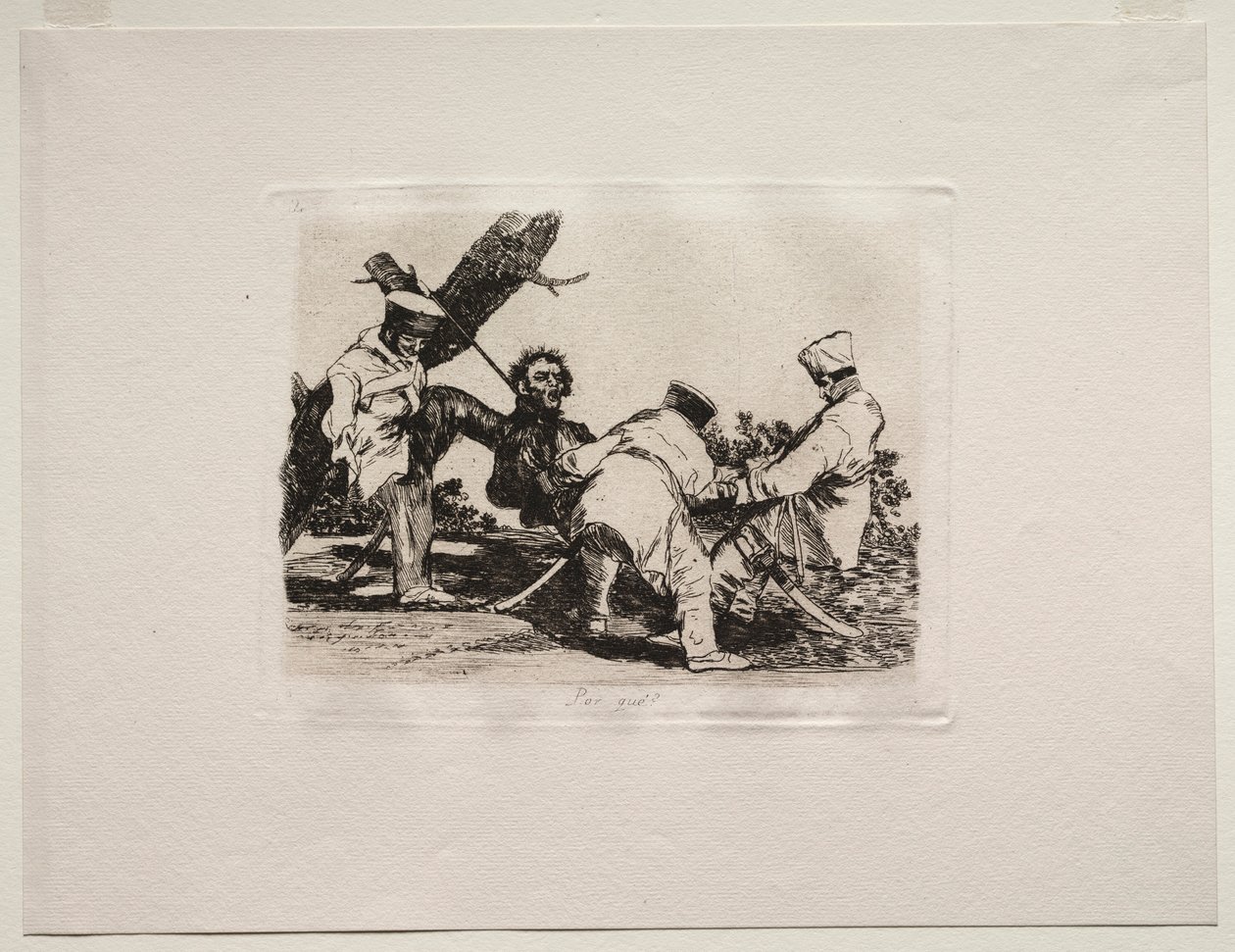 Horrory wojny: dlaczego. autorstwa Francisco de Goya