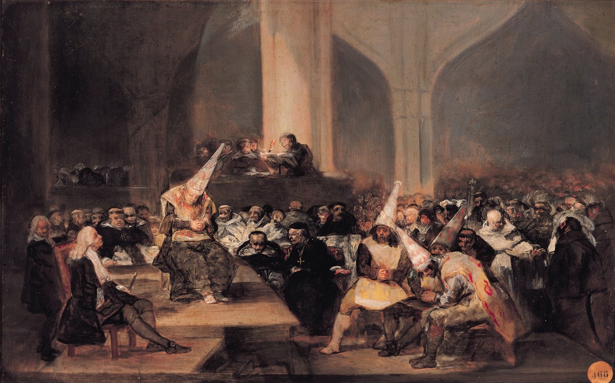 Trybunał Inkwizycji autorstwa Francisco de Goya