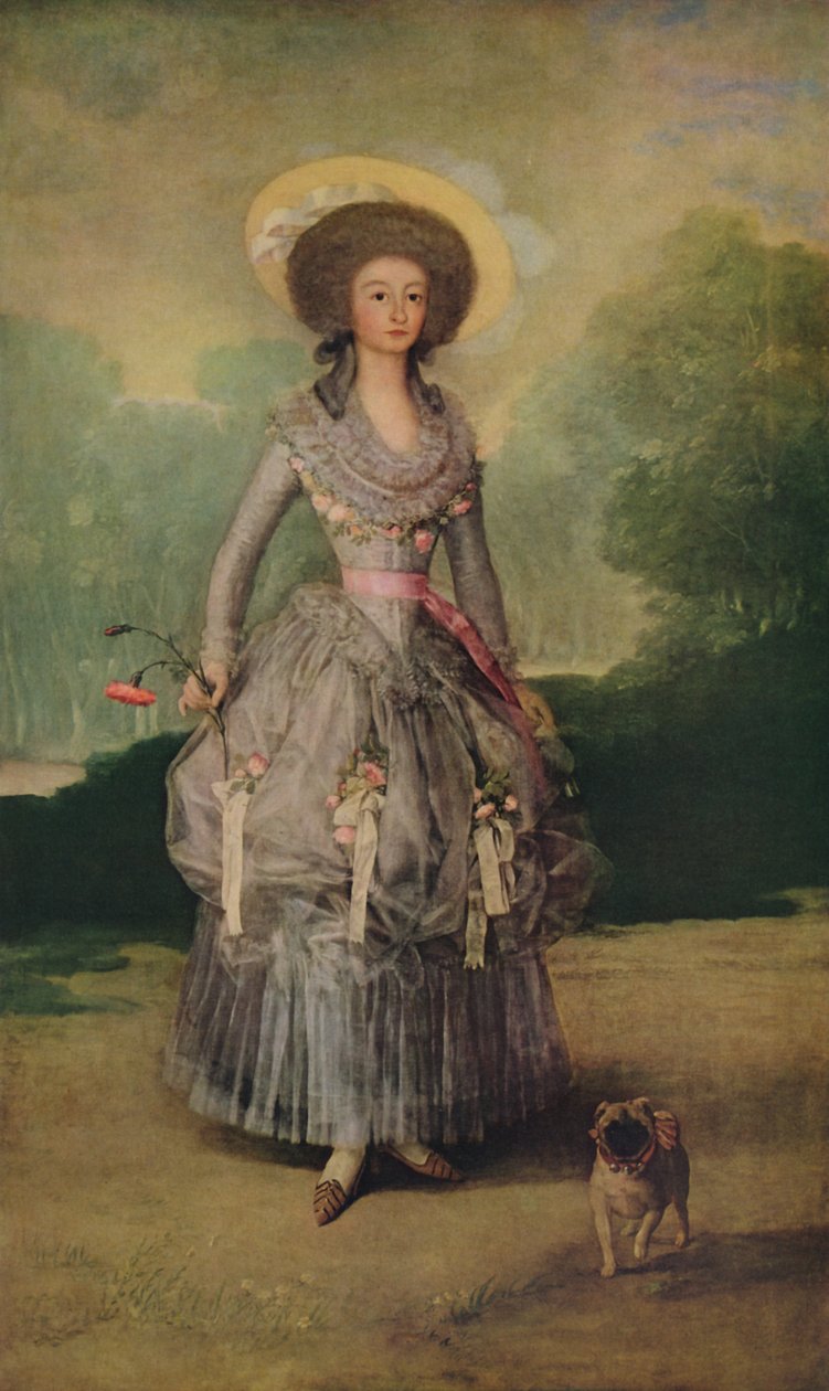 Markiza Pontejos, c1786 autorstwa Francisco de Goya