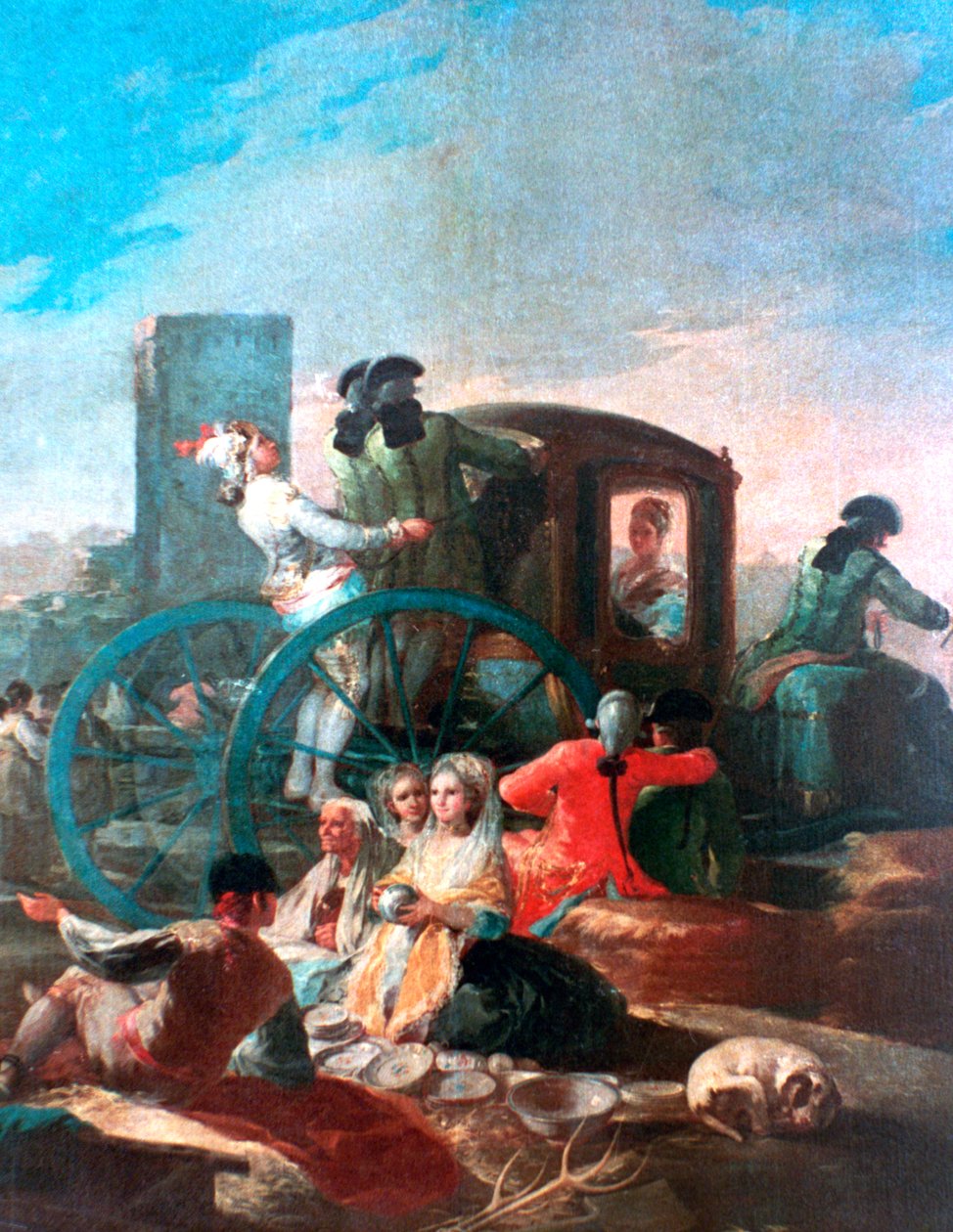 Sprzedawca ceramiki, 1778 autorstwa Francisco de Goya