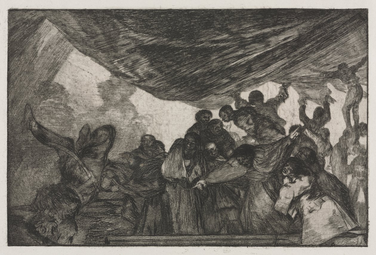 Przysłowia: Czysta głupota autorstwa Francisco de Goya