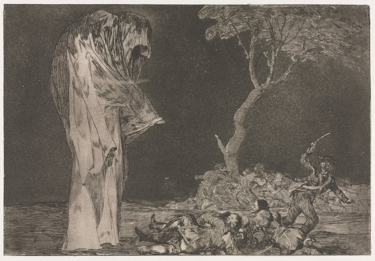 Przysłowia: szaleństwo strachu autorstwa Francisco de Goya