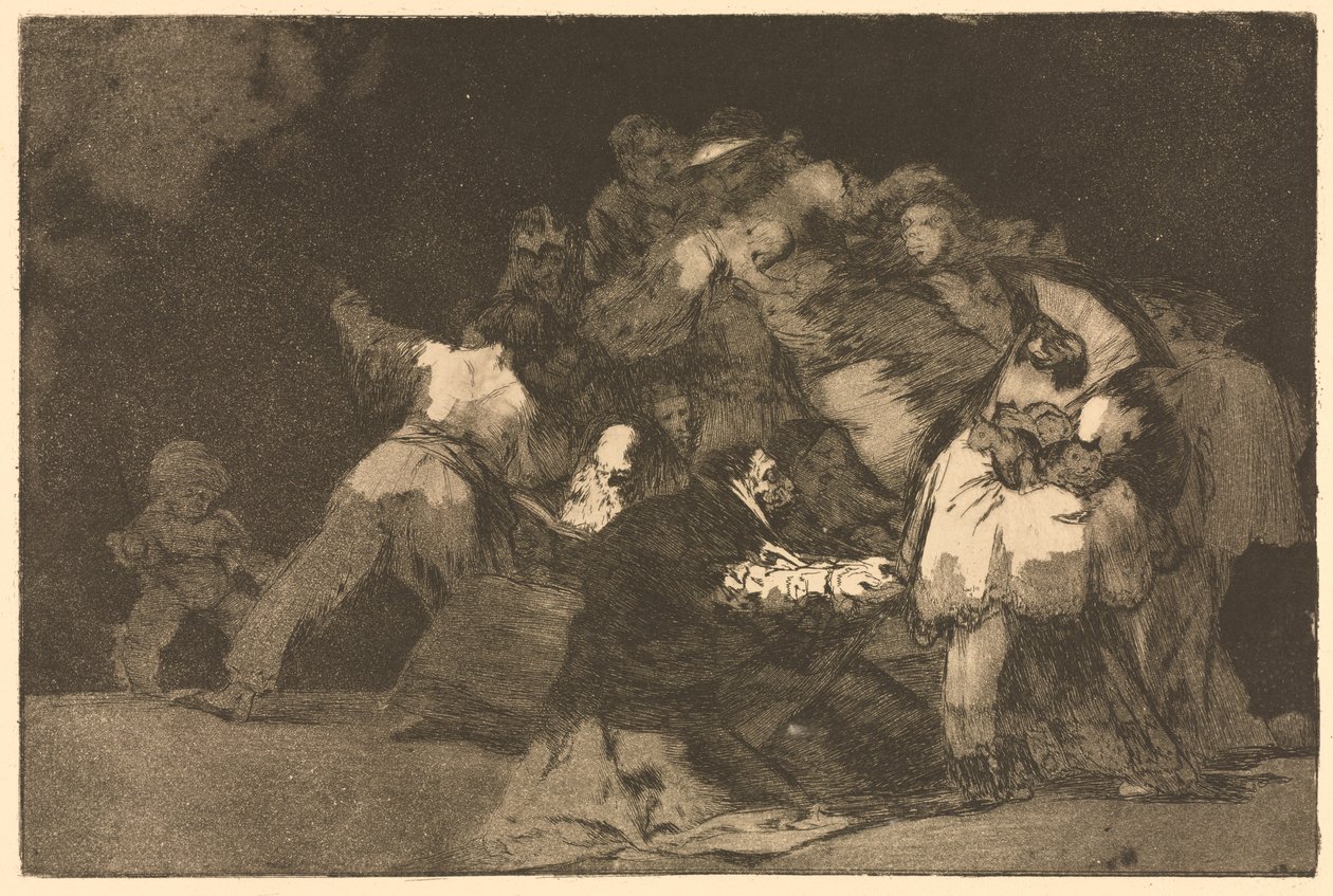 Przysłowia: General Folly, 1864. autorstwa Francisco de Goya