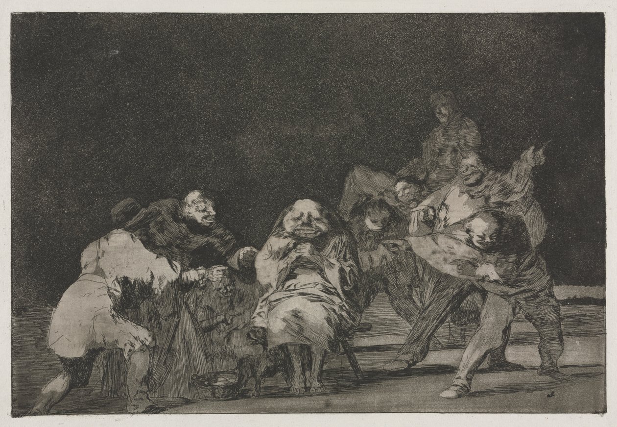 Przysłowia: Lojalność autorstwa Francisco de Goya