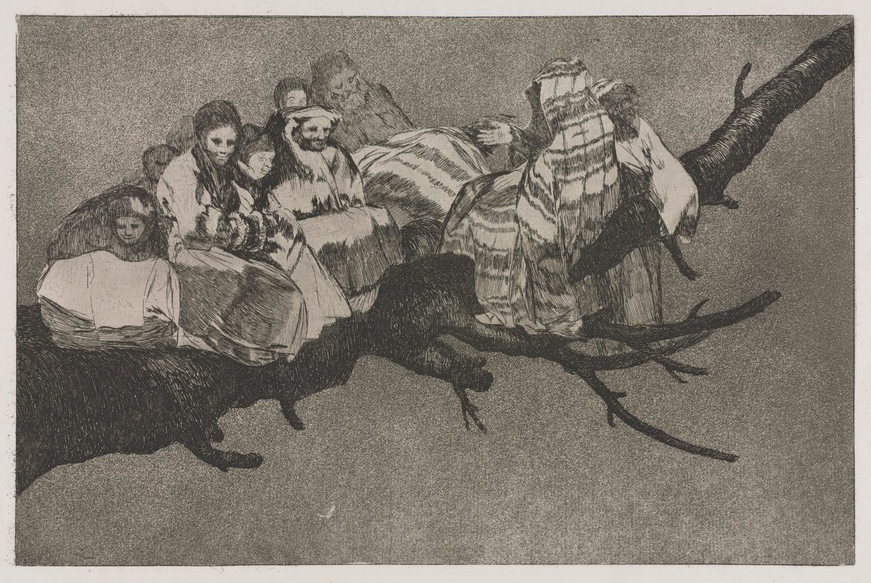 Przysłowia: śmieszne szaleństwo, 1864. autorstwa Francisco de Goya