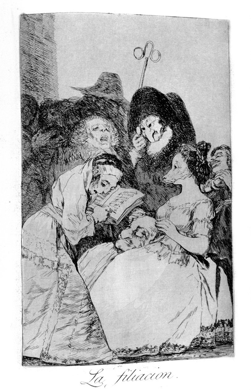 Filozofia, 1799 autorstwa Francisco de Goya