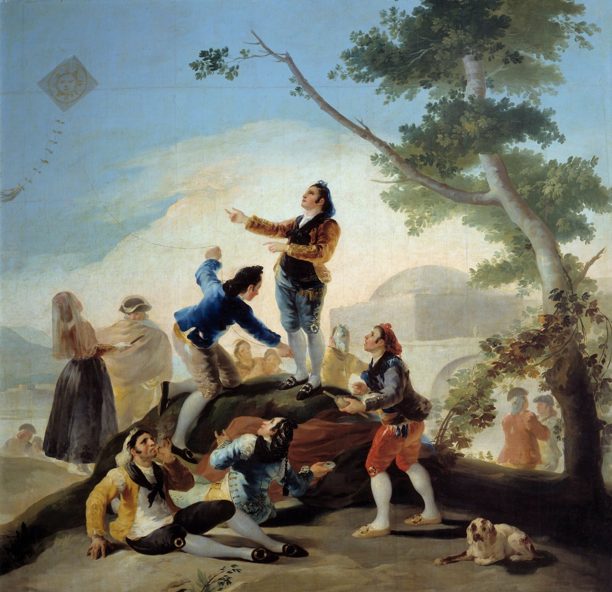 Latający jeleń. Obraz Francisco De Goya (1746-1828) autorstwa Francisco de Goya
