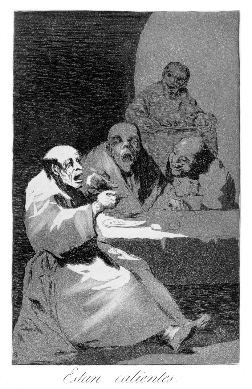 Są gorące, 1799 autorstwa Francisco de Goya