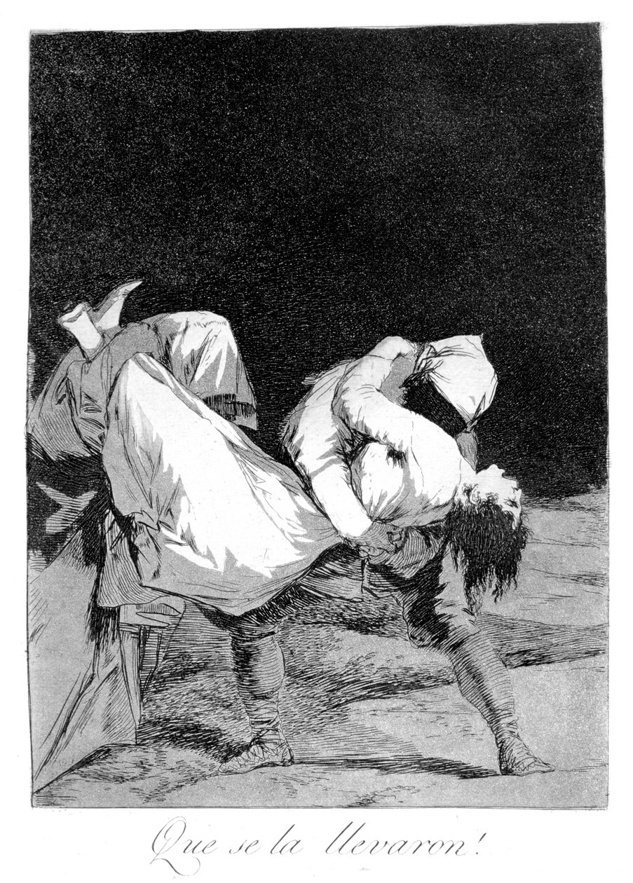 Zabrali ją!, 1799 autorstwa Francisco de Goya