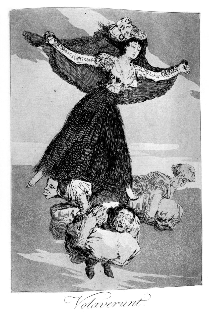 Polecieli, 1799 autorstwa Francisco de Goya