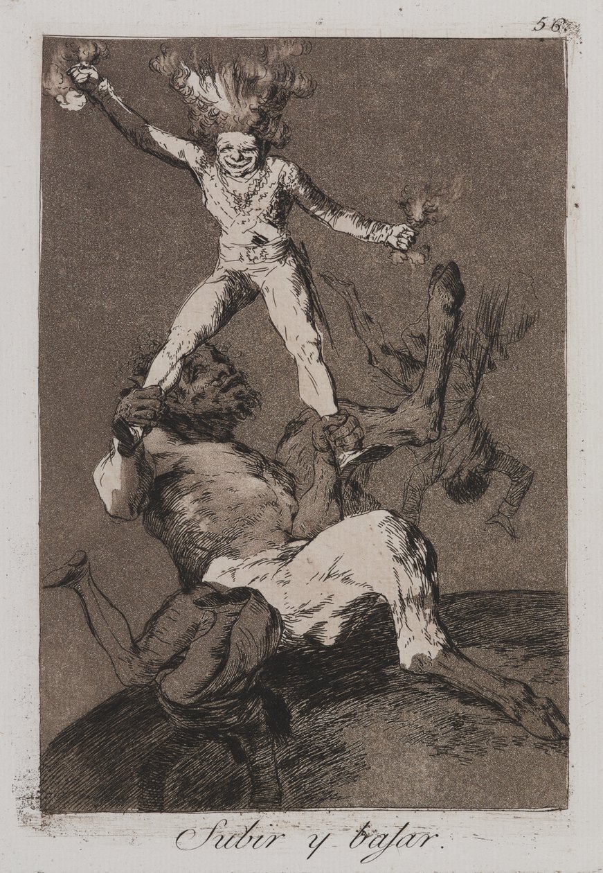 Powstawać i upaść autorstwa Francisco de Goya