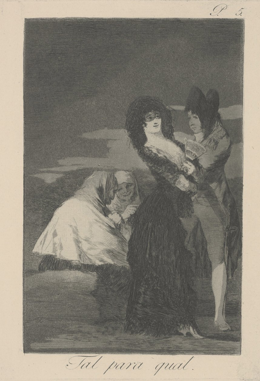 Dwa z gatunku autorstwa Francisco de Goya