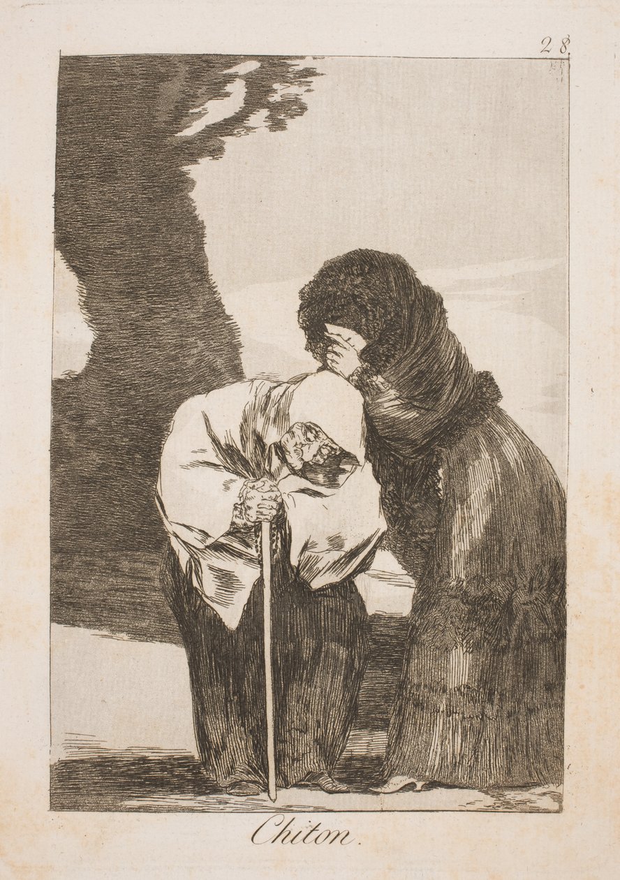 Cicho, cicho autorstwa Francisco de Goya