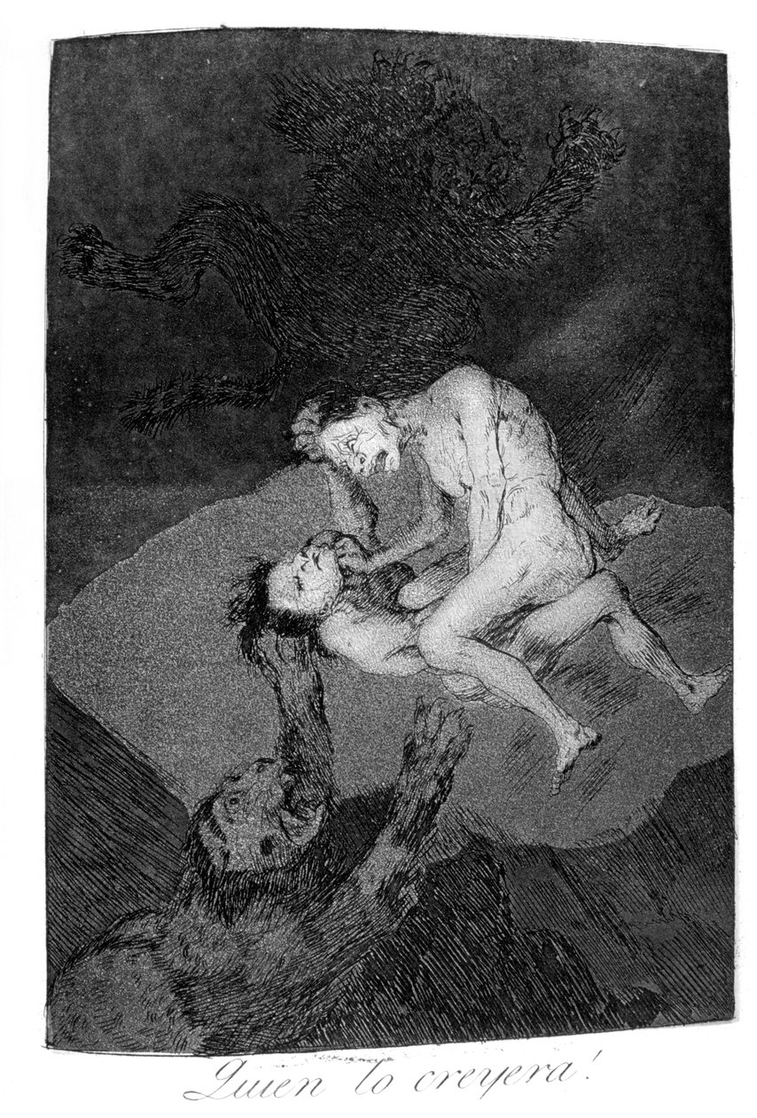 Kto by tak pomyślał!, 1799 autorstwa Francisco de Goya