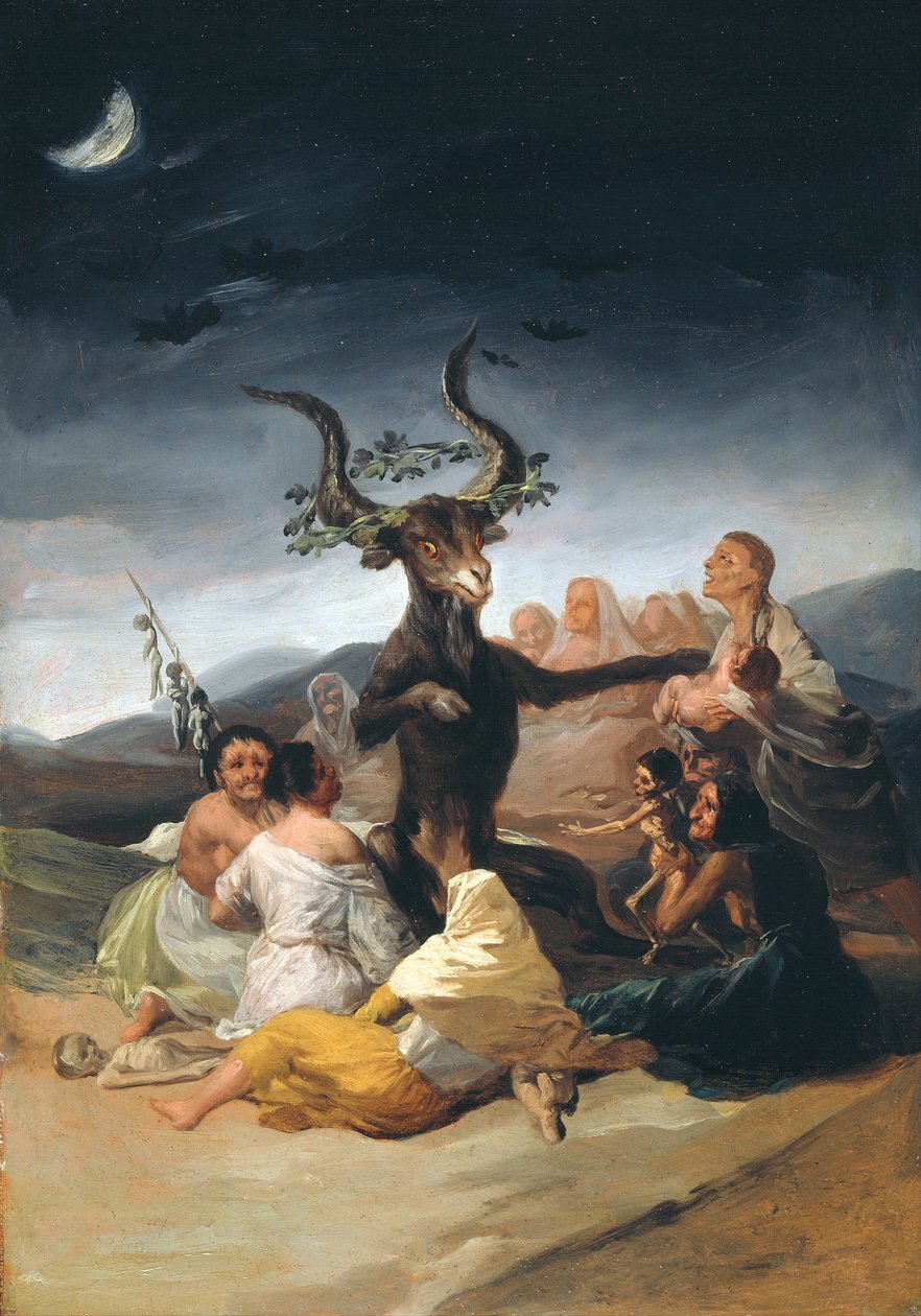 Szabat Czarownic, 1797-1798 autorstwa Francisco de Goya