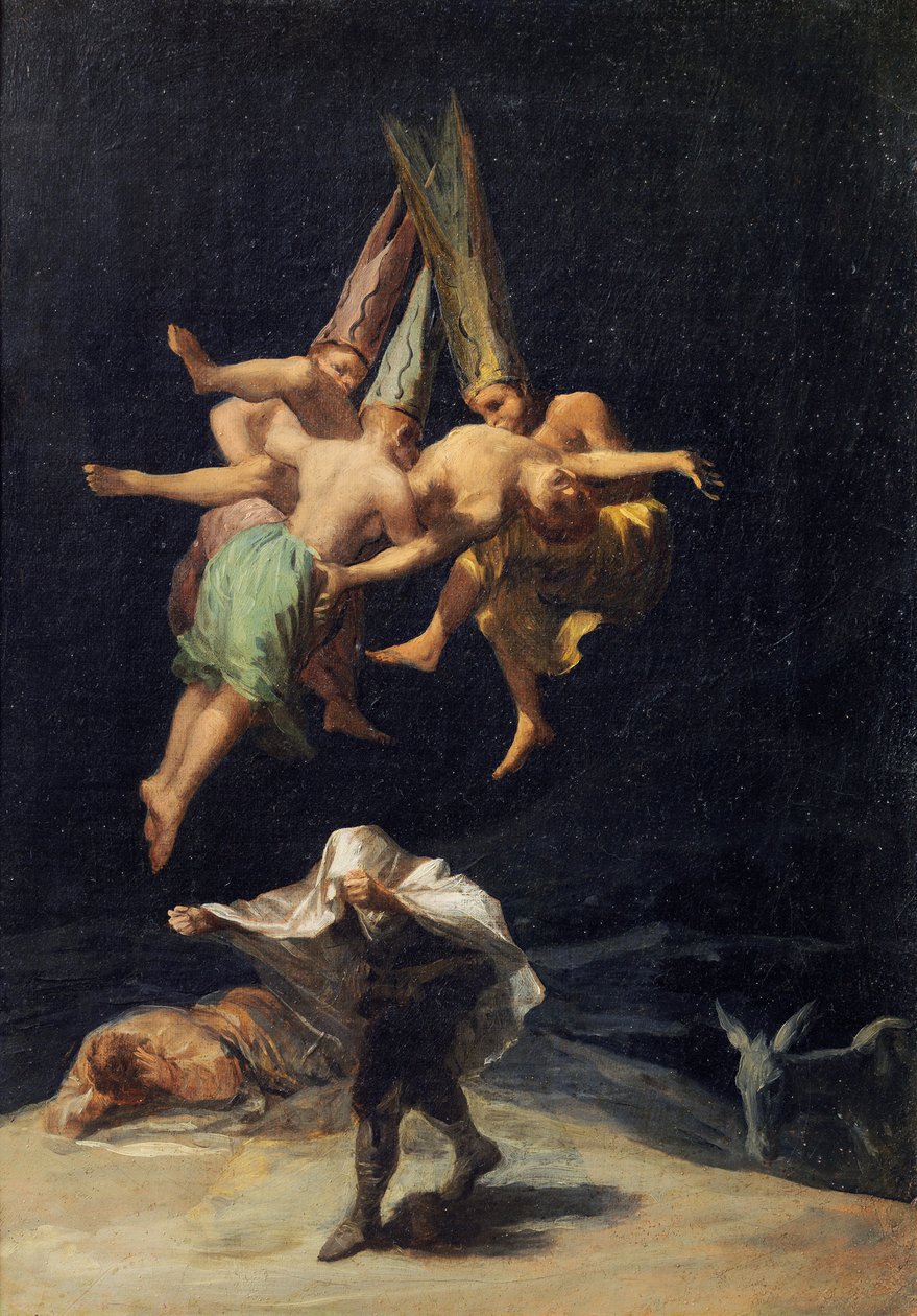Czarownice w locie Czarownice w locie, 1797-1798 autorstwa Francisco de Goya