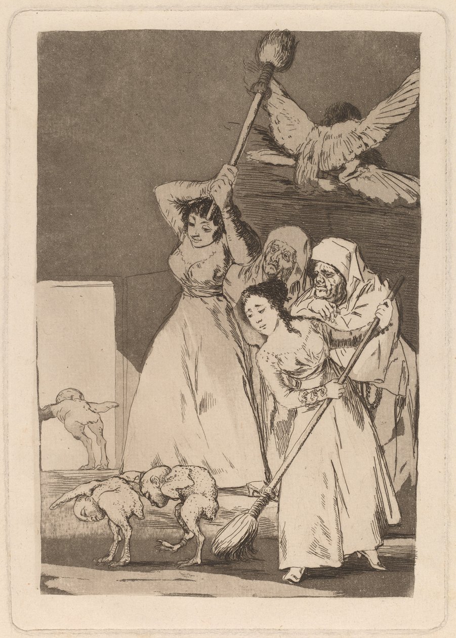 Ya van desplumados (Tam idą zerwane) autorstwa Francisco de Goya