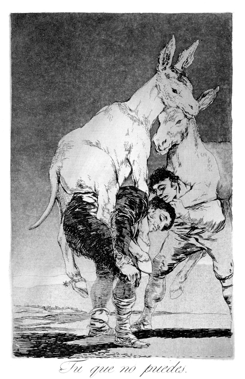Ty, który nie możesz, 1799 autorstwa Francisco de Goya
