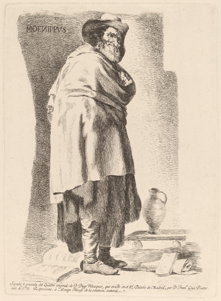 Moenippvs (Moenippus) autorstwa Francisco de Goya after Diego Velázquez