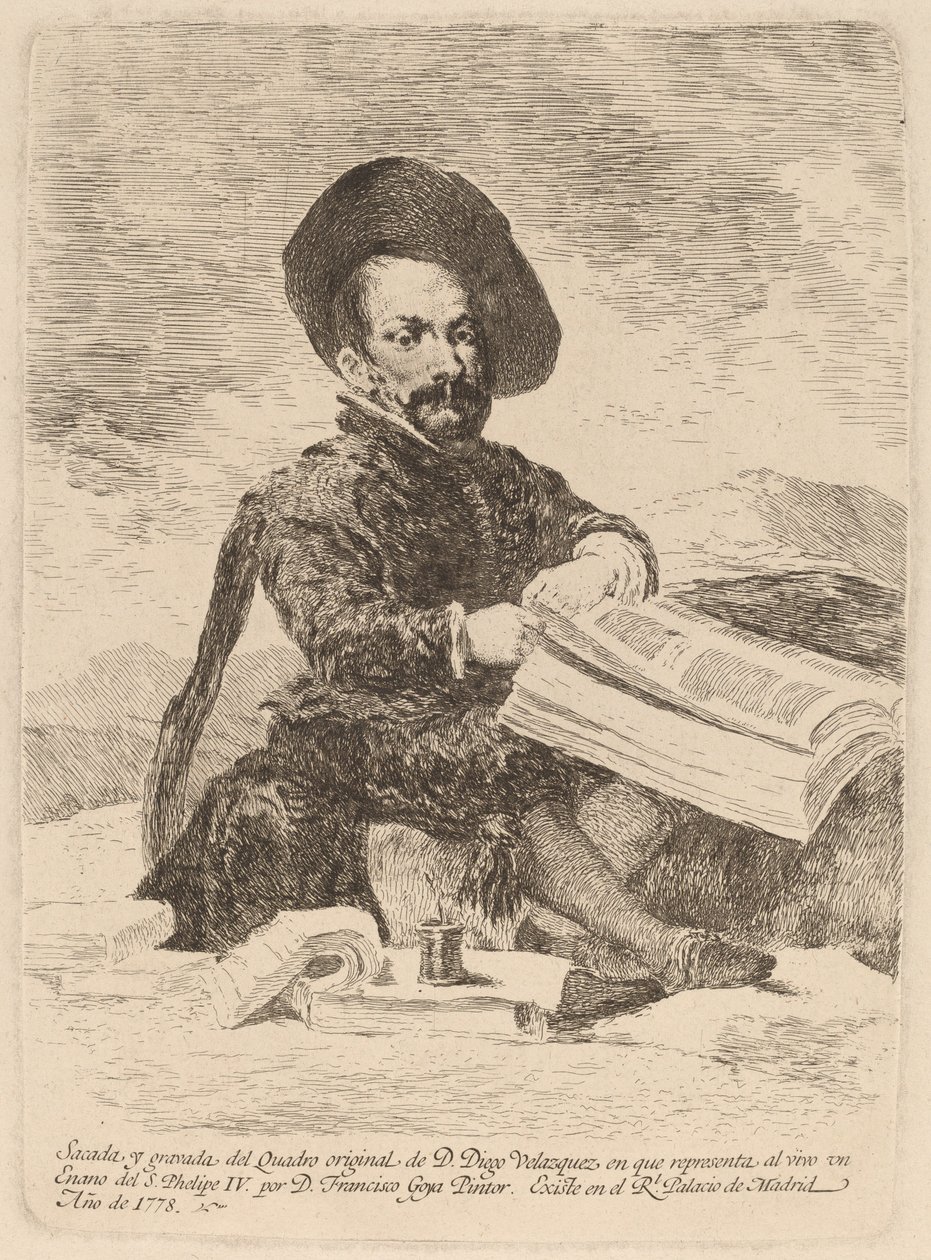 Krasnolud (Karzeł) autorstwa Francisco de Goya after Diego Velázquez