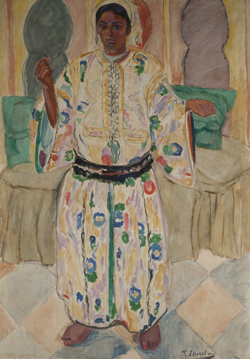 Kobieta mieszka autorstwa Francisco de Iturrino