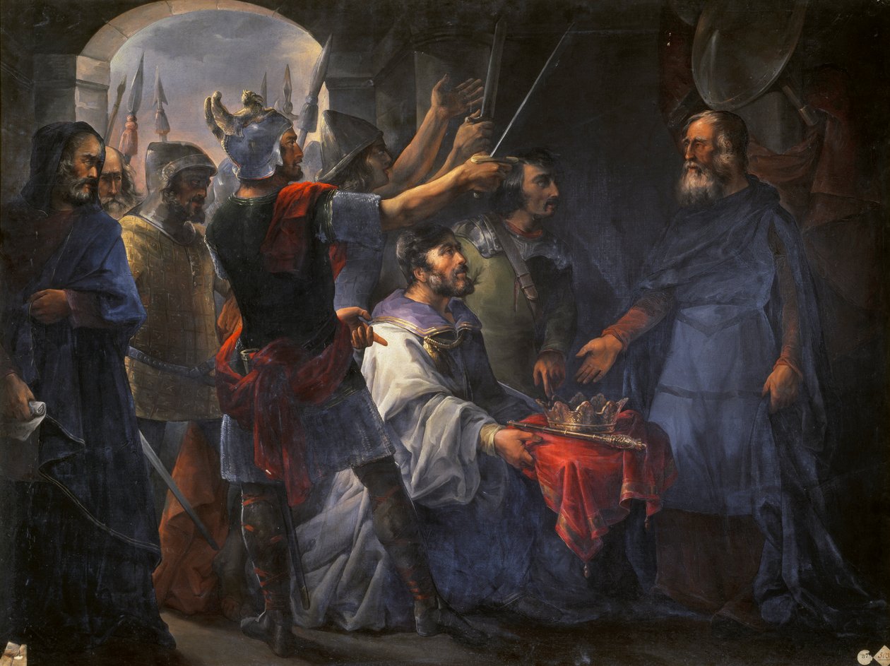 Wybór Wamby na króla, 1843 autorstwa Francisco de Paula van Halen