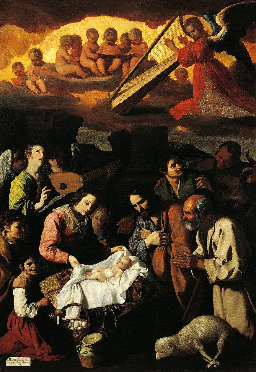 Pokłon Pasterzy autorstwa Francisco de Zurbaran