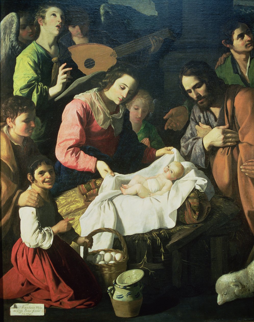 Adoracja pasterzy autorstwa Francisco de Zurbaran