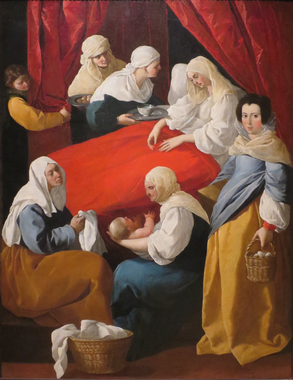 Narodziny Dziewicy autorstwa Francisco de Zurbaran