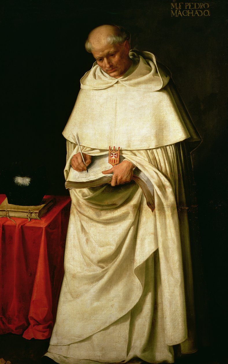 Brat Pedro Machado (zm.1604) (olej na płótnie) autorstwa Francisco de Zurbaran