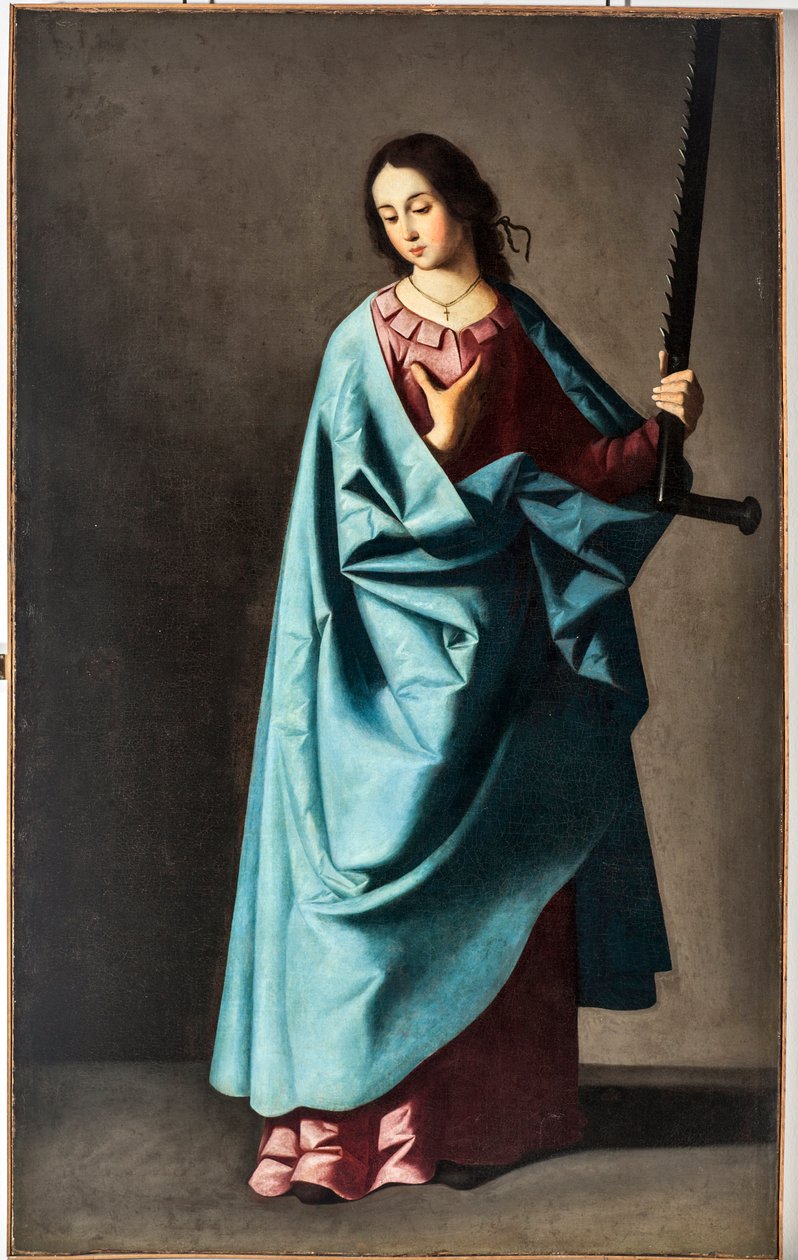 Eufemia Wielkiej Męczennicy (olej na płótnie) autorstwa Francisco de Zurbaran