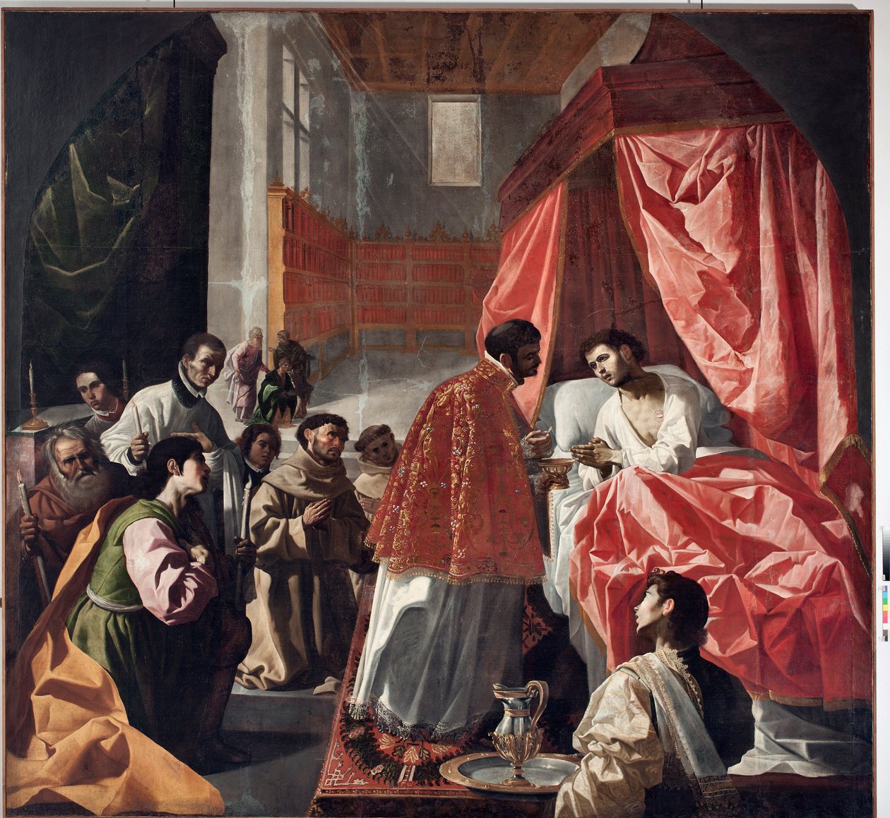 Ostatnia komunia św Bonawentury (olej na płótnie) autorstwa Francisco de Zurbaran