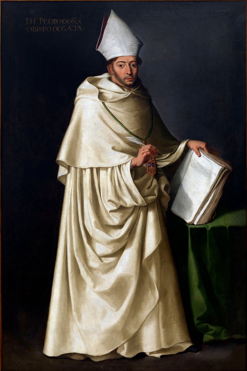 Pedro de Ona (1570-1643) przez Zurbarana, Francisco, de (1598-1664). Olej na płótnie, format : 207x136, ok. 1630, Ratusz w Sewilli autorstwa Francisco de Zurbaran